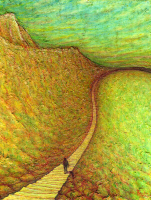 道 タイトル『道』1999年製作 油彩