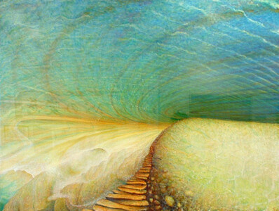 道 タイトル『道』2001年製作 油彩