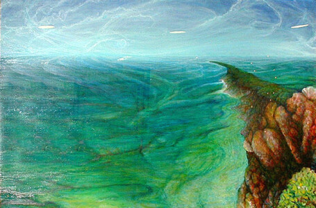 南島西風 タイトル『南島西風』2002年製作 油彩