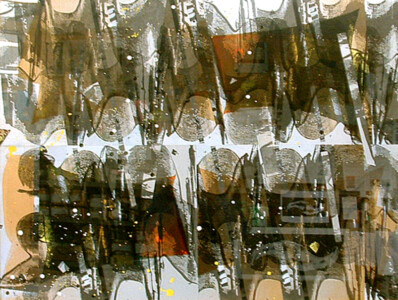 瞬影 タイトル『瞬影』2004年製作 シルクスクリーン