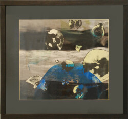 輪廻 作品名:輪廻/価格応談/品番 S-14:紙・シルクスクリーン/100部限定/2007年制作/サイズ:本体24x27cm、額寸40x36x4cm/状態良好/お届けまで約3~4週間