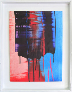 紫9余韻 作品名:紫9余韻/価格応談/品番 S-20:紙にドローイング/1点もの/2011年制作/鉛筆にて左下に題名・右下にサイン/サイズ:本体34x24cm、額寸44x34x4cm/状態良好/お届けまで約2週間