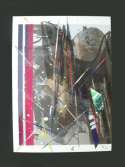 Cosmic 作品名:Cosmic/非売品/品番 S-21:紙・エラージュ・シルクスクリーン/2007年制作/鉛筆にて左下に題名・右下にサイン/サイズ:本体49x33cm、額寸63x46x4cm(アクリルカバー付き)/状態良好