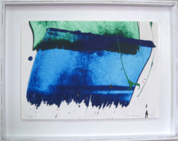 青空へ 作品名:青空へ/価格応談/品番 S-24:紙・ドローイング/1点もの/2011年制作/サイズ:本体29x40cm、額寸41x53x4cm(アクリルカバー付き)/状態良好/お届けまで約2週間