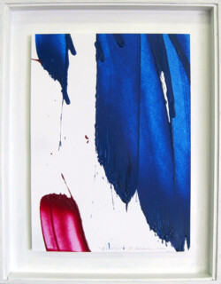 青とピンク 作品名:青とピンク/価格応談/品番 S-25:紙・ドローイング/1点もの/2011年制作/鉛筆にて左下に題名・右下にサイン/サイズ:本体34x24cm、額寸44x34x4cm/状態良好/お届けまで約2週間