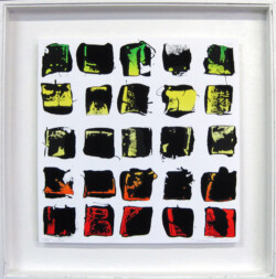 街 作品名:街/価格応談/品番 S-46:紙・シルクスクリーン/100部限定作品/2012年制作/額裏にサイン・指紋捺印・エディションナンバー/サイズ:本体30x30cm、額寸42x42x4cm(アクリルカバー付き)/状態良好/お届けまで約2~3週間